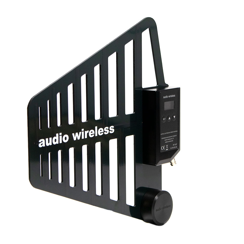 Audio Wireless LPDA-A-WB Active Antenna-Pinknoise Systems